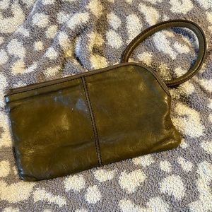 Olive green HOBO wristlet